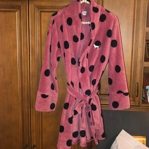 PINK VICTORIAS SECRET| 🦋polka dot robe